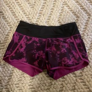 Size 4 lulu lemon running shorts